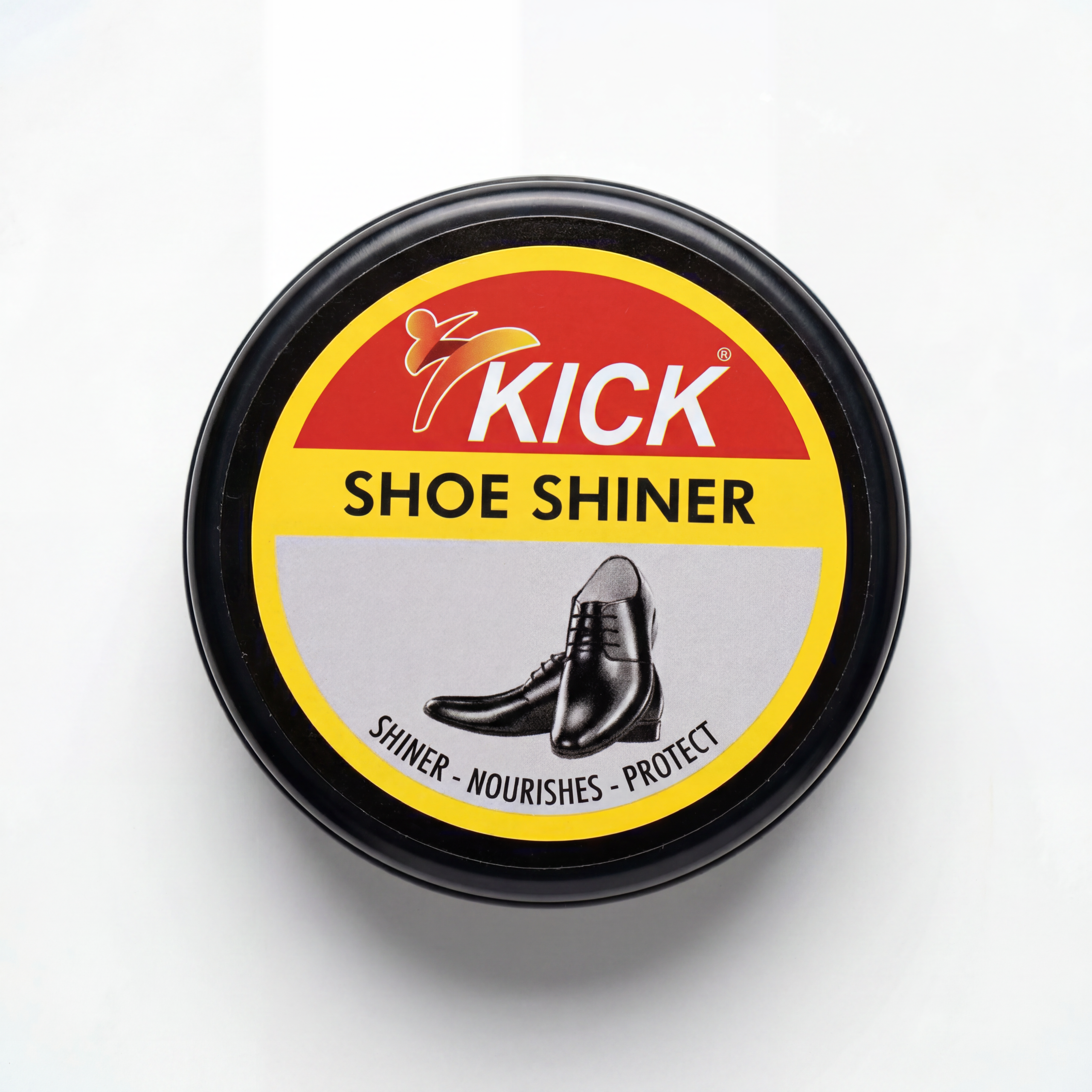 kick round shoe shinner black